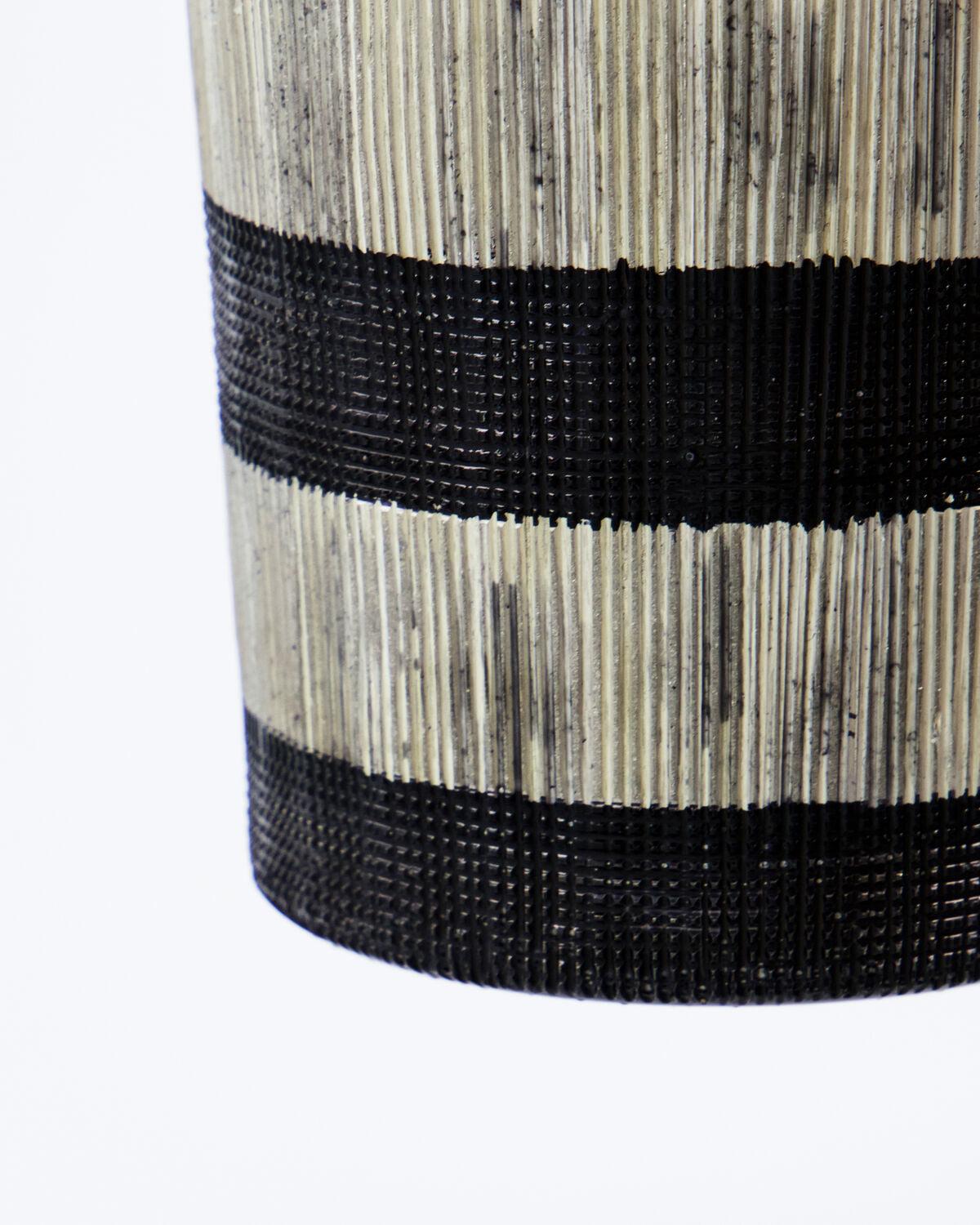Värmeljushållare, HDStripe, Svart, Off-White