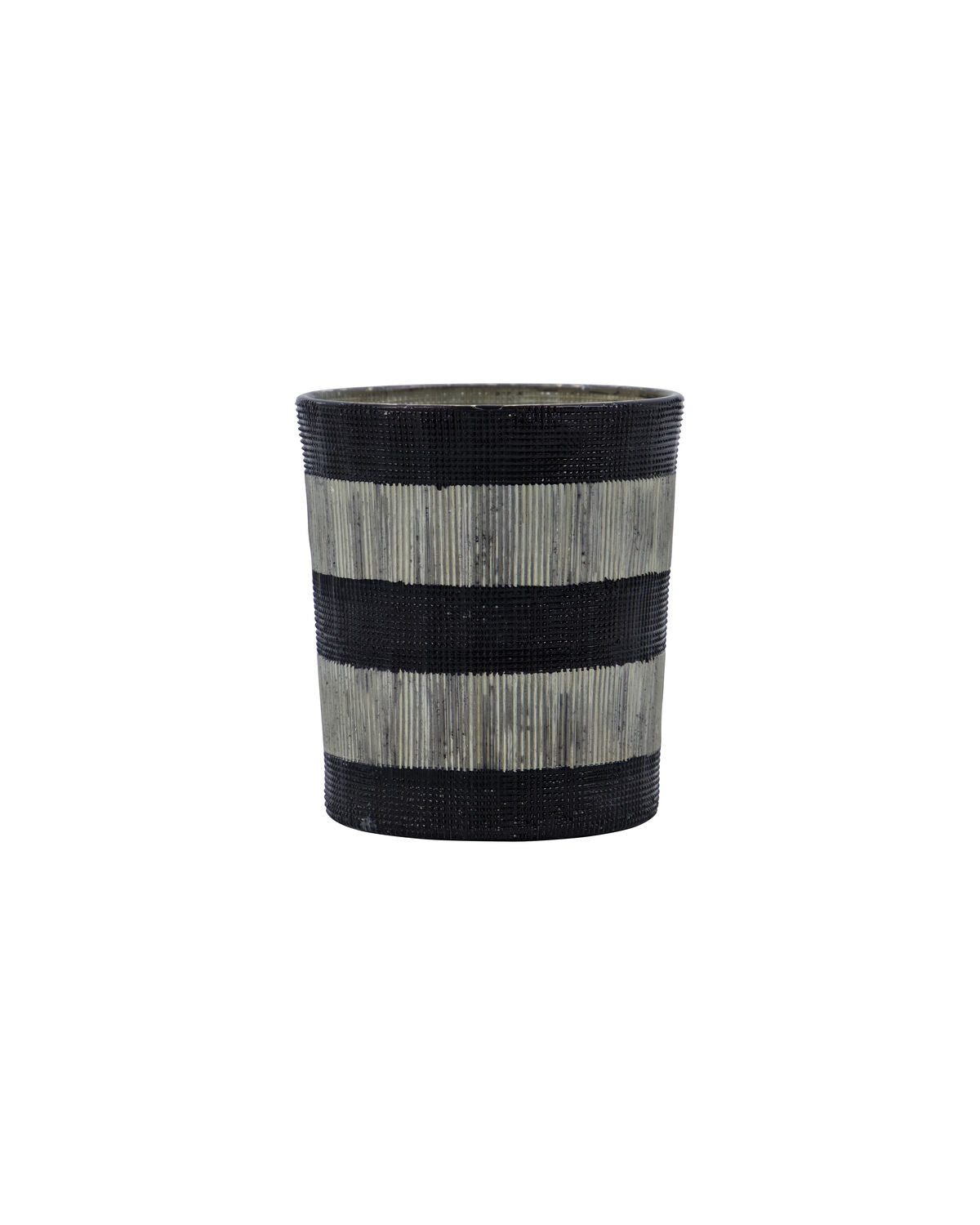 Värmeljushållare, HDStripe, Svart, Off-White