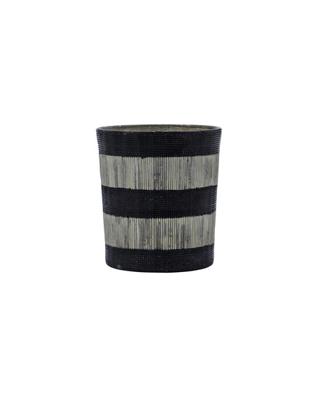 Värmeljushållare, HDStripe, Svart, Off-White