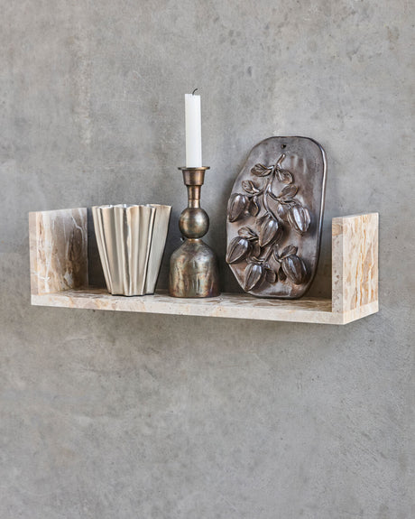 Hylla, HDMarr, Beige marmor