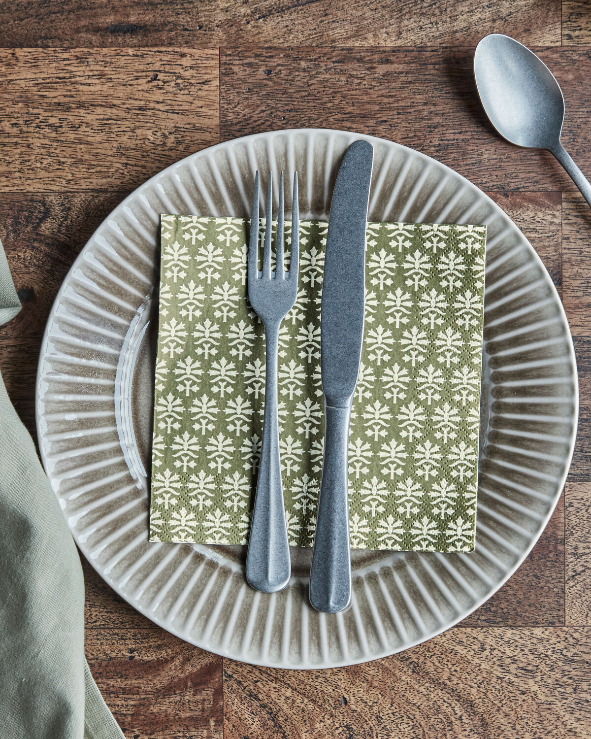 Bestickset, HDMora, Silver finish