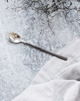 Lång sked, HDOx, Svart, Silver