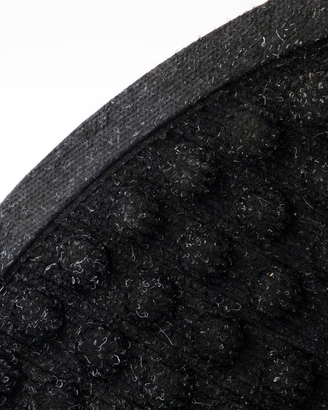 Dörrmatta, HDEntry, Half Round, Svart