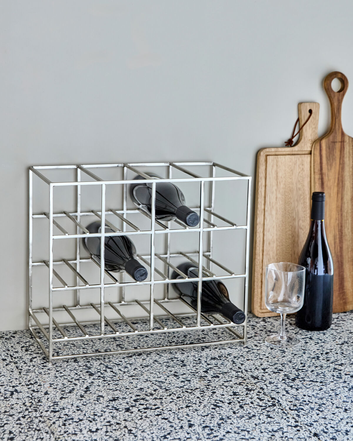 vinställ, HD12, Silver finish