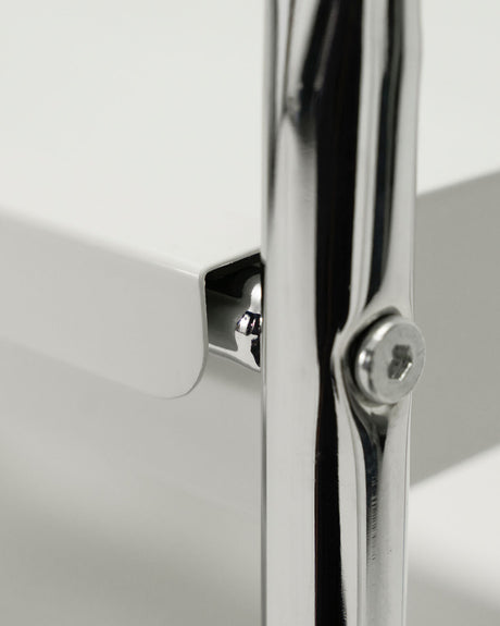 Serveringsvagn, HDRoll, Large, Off-White, Crome