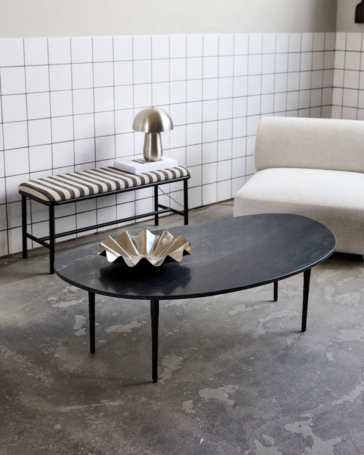 Soffbord, HDEda, Svart marmor