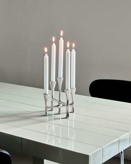 Ljusstake, HDTristy, Silver finish