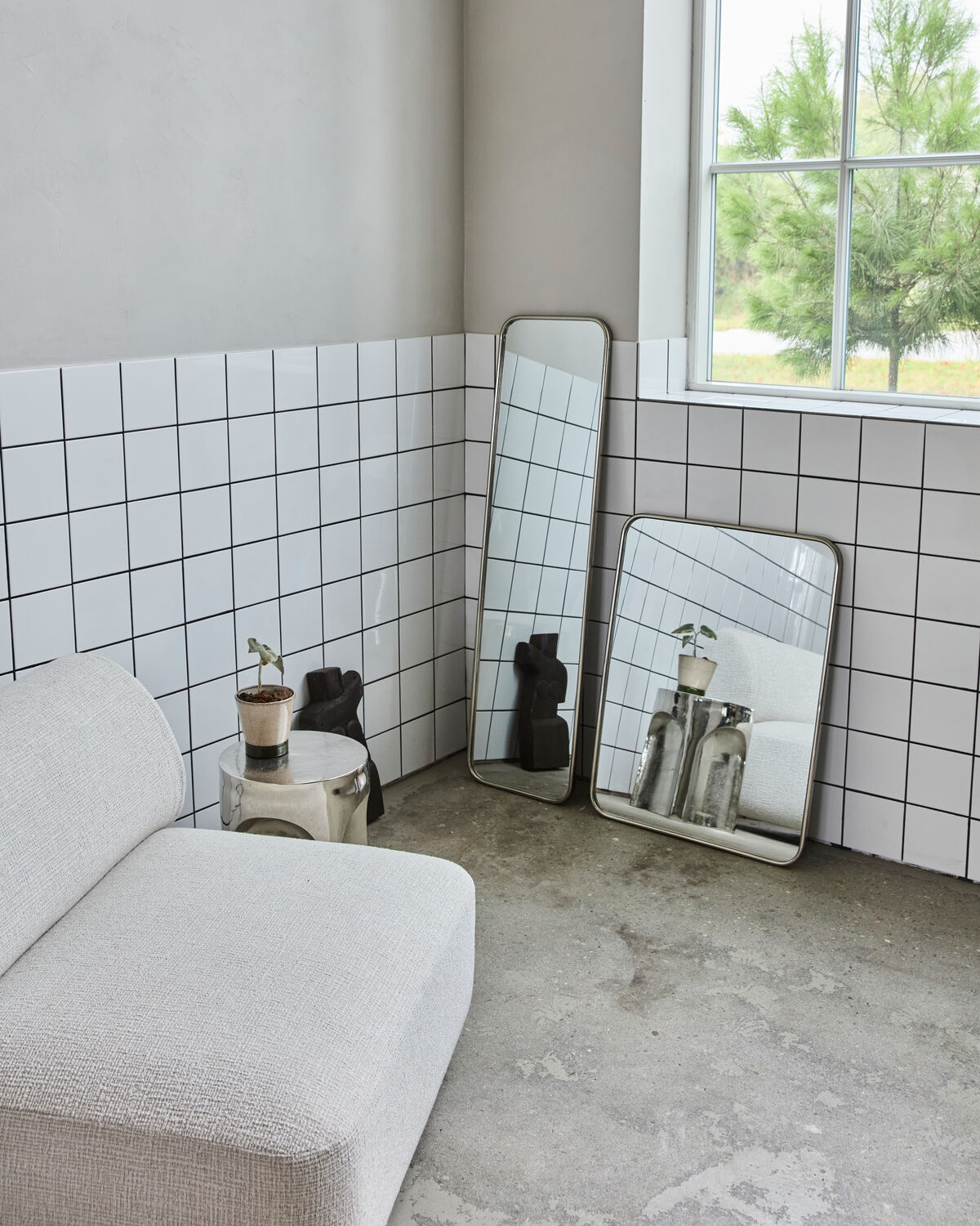 , HDMirror, Borstat silverfärg