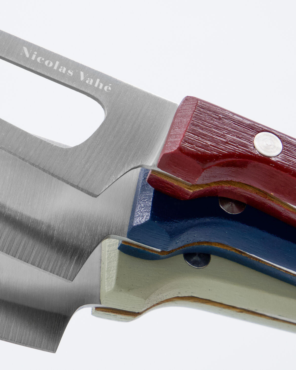 Ostknivar, NVCheese Knives, Vit, Blå, Röd