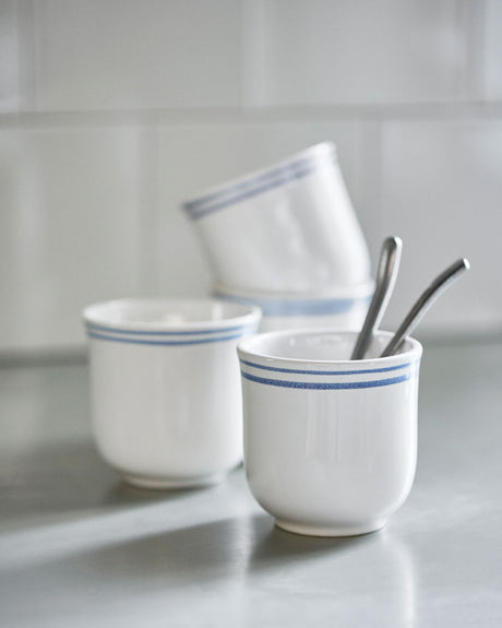 Mugg, NVBistro, Blå, Vit