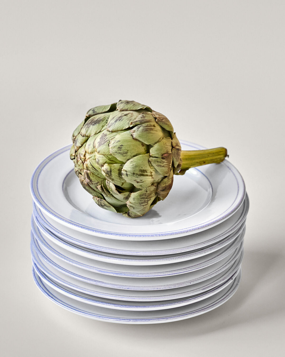Lunchtallrik, NVBistro, Blå, Vit