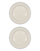 Middagstallrik, NVBistro, Blå, Vit