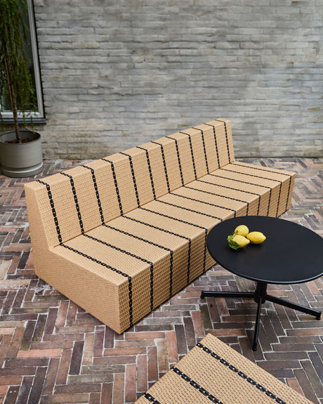 Lounge soffa, HDJass, Natur, Svart