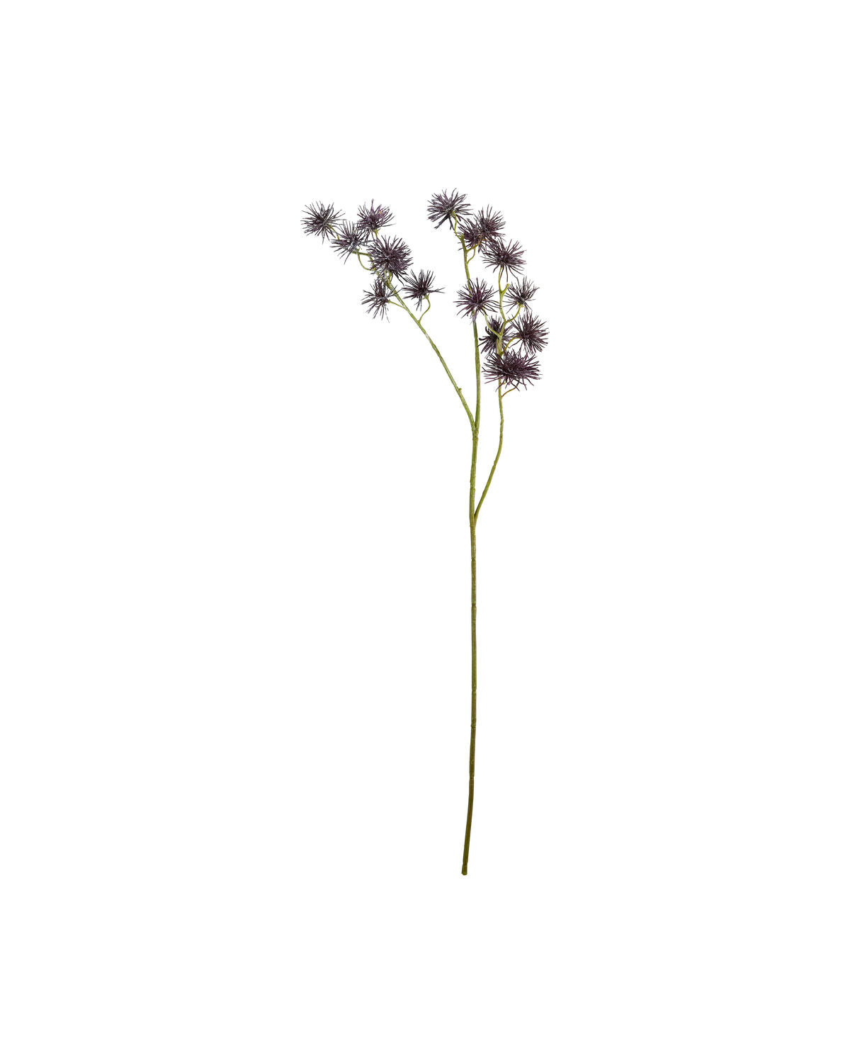 Artificial flower, HDUrchin spray, Bordeaux