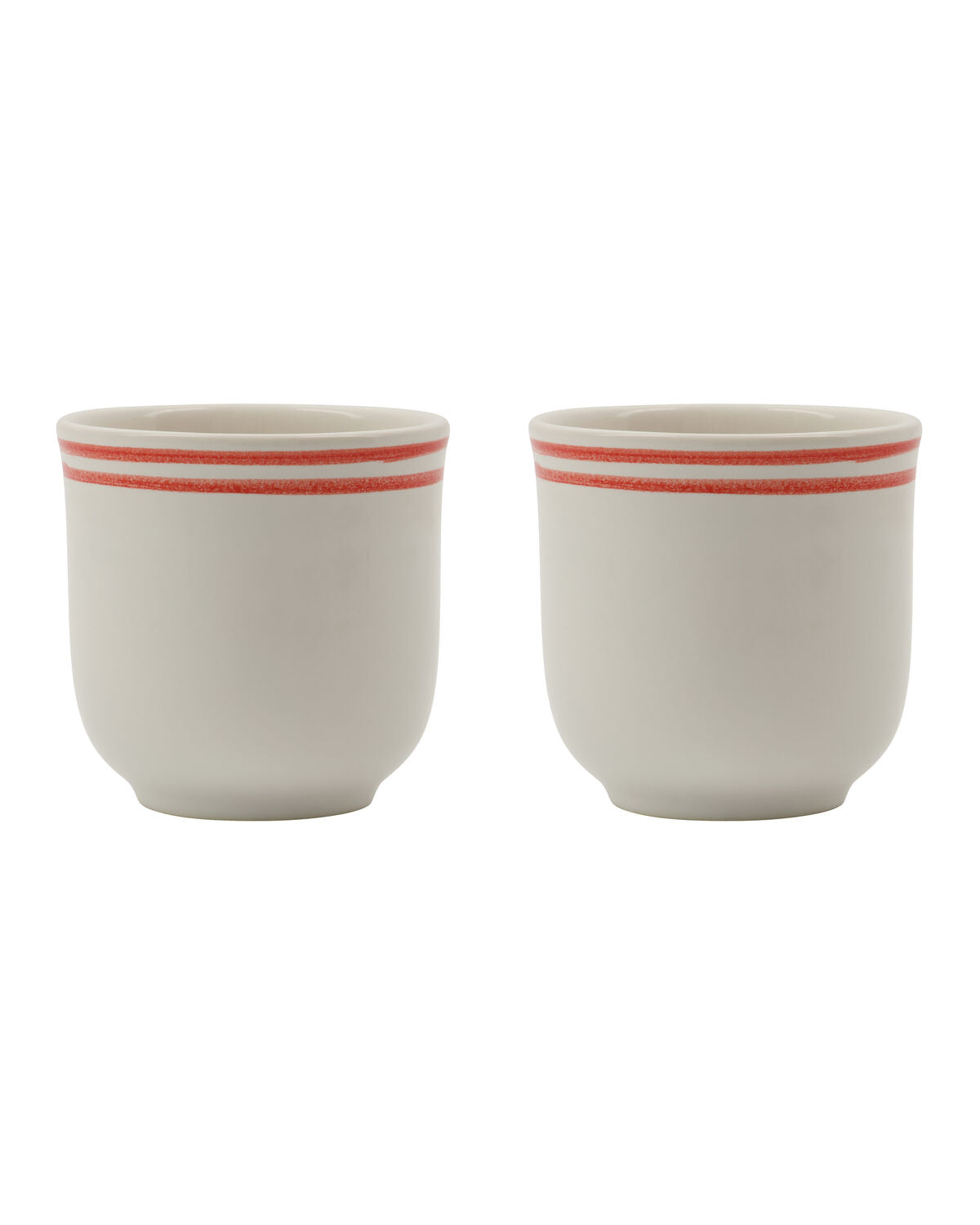 Mugg, NVBistro, Röd, Vit