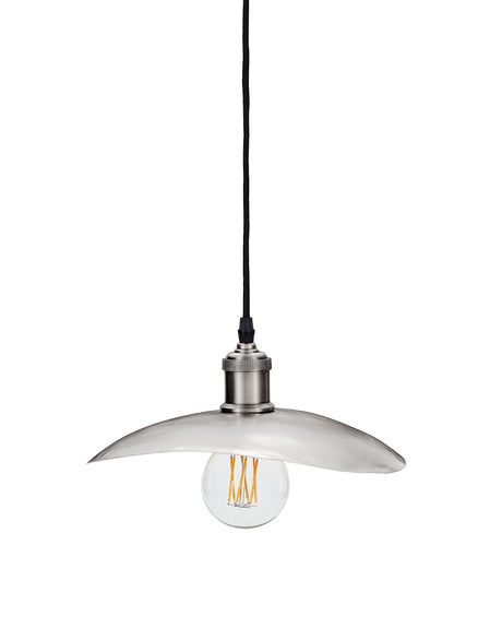 Lampskärm, HDHatt, Borstat silver