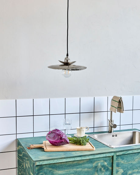 Lampskärm, HDHatt, Borstat silver