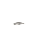 Lampskärm, HDHatt, Borstat silver