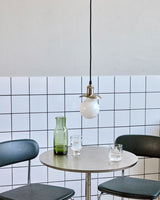 Lampskärm, HDHatt, Borstat silver