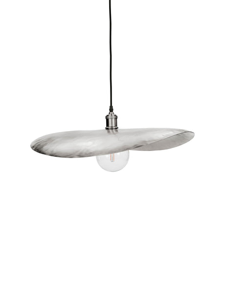 Lampskärm, HDHatt, Borstat silver