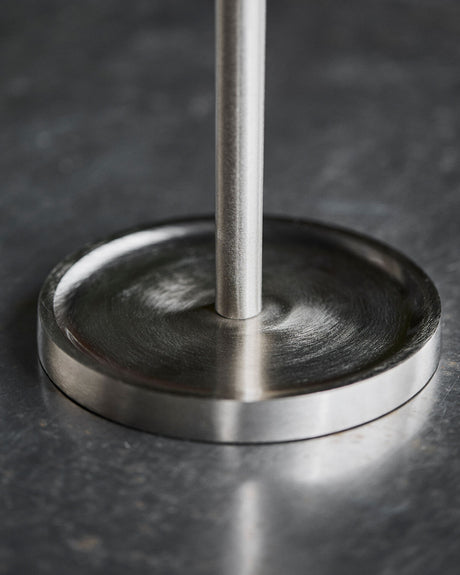 Hushållspappershållare, HDEden, Borstat silverfärg