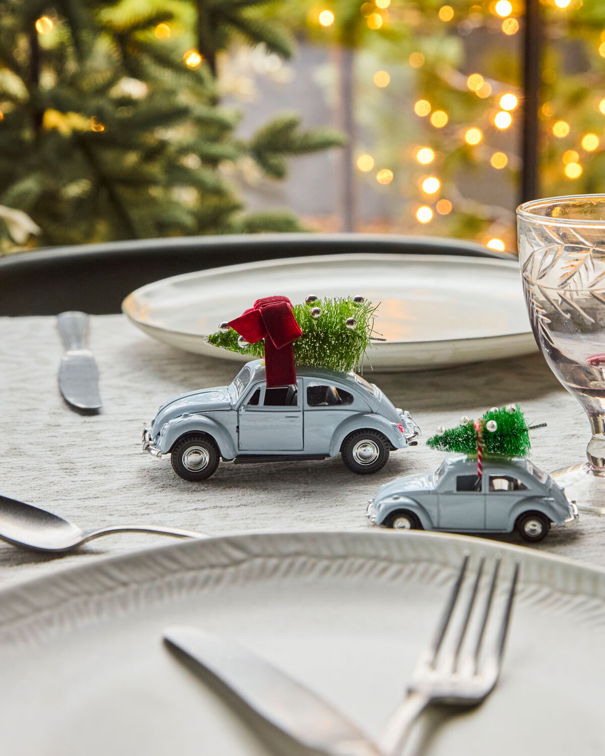 Dekoration, HDXmas car, Ljusblå
