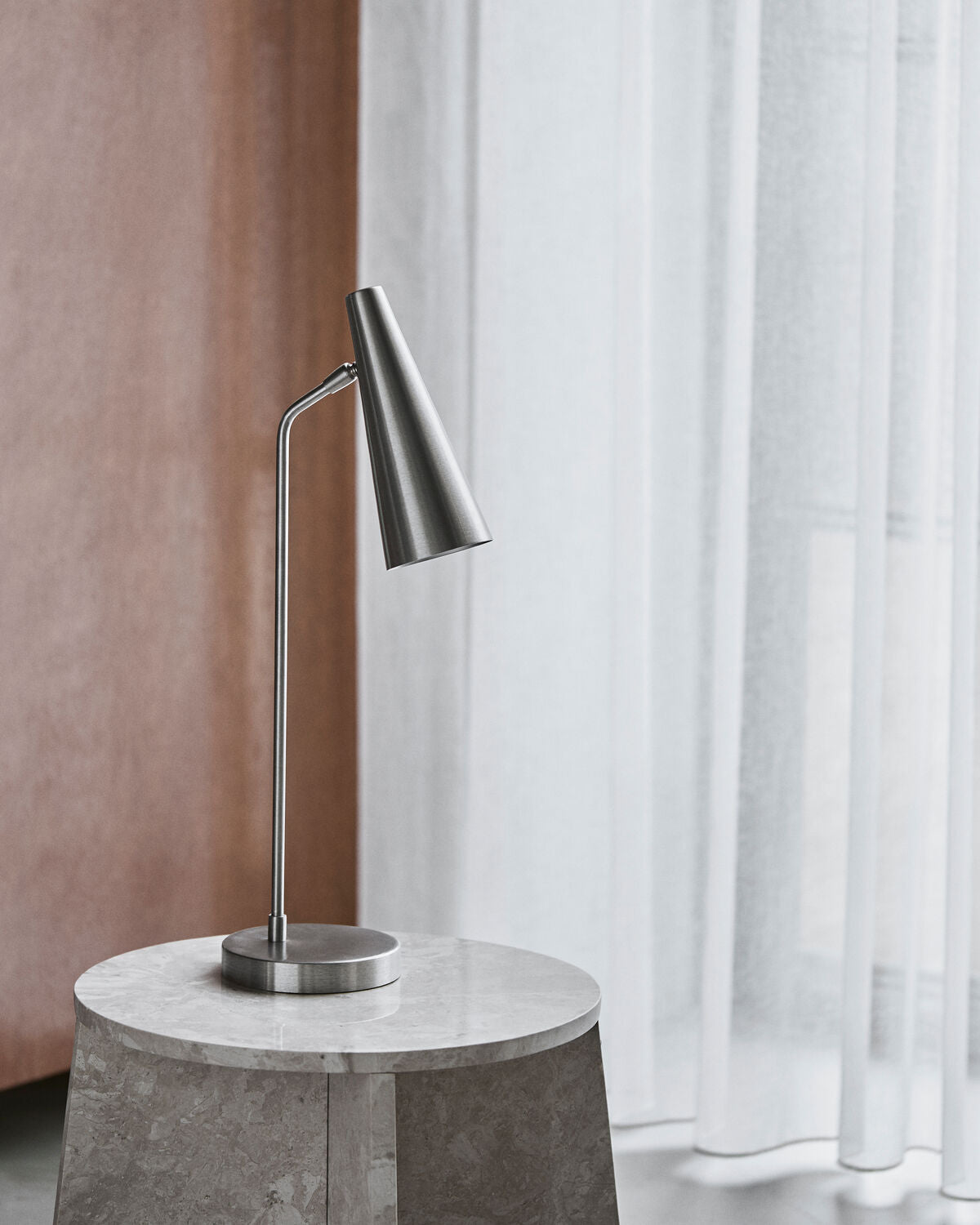 Bordslampa, HDPrecise, Silver finish