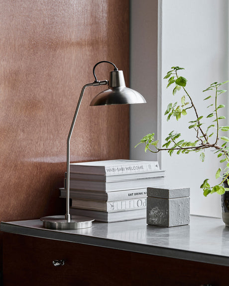 Bordslampa, HDDesk, Borstat silverfärg