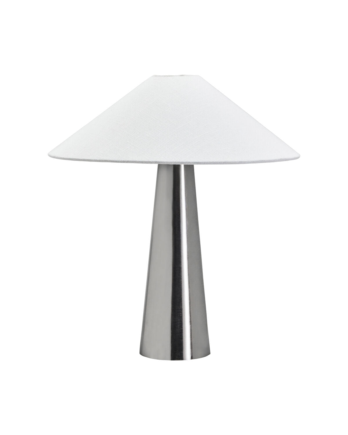 Bordslampa, HDSoffi, Borstat silver, Off-White