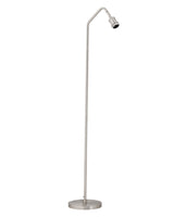 Golvlampa, HDStand, Borstat silverfärg