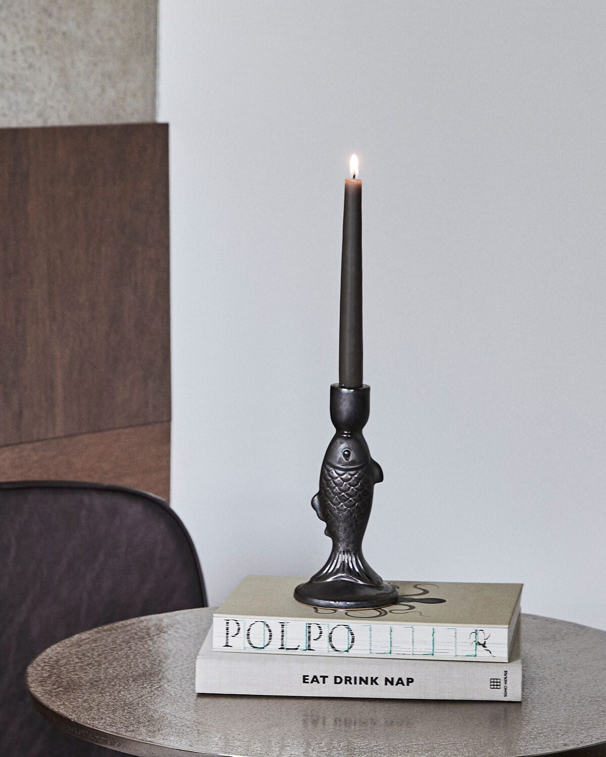 Ljusstake, HDRio, Svart metallic