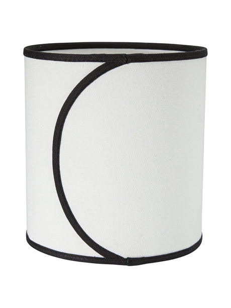 Celyn Ava Lampskärm – Off-white/svart 20 cm
