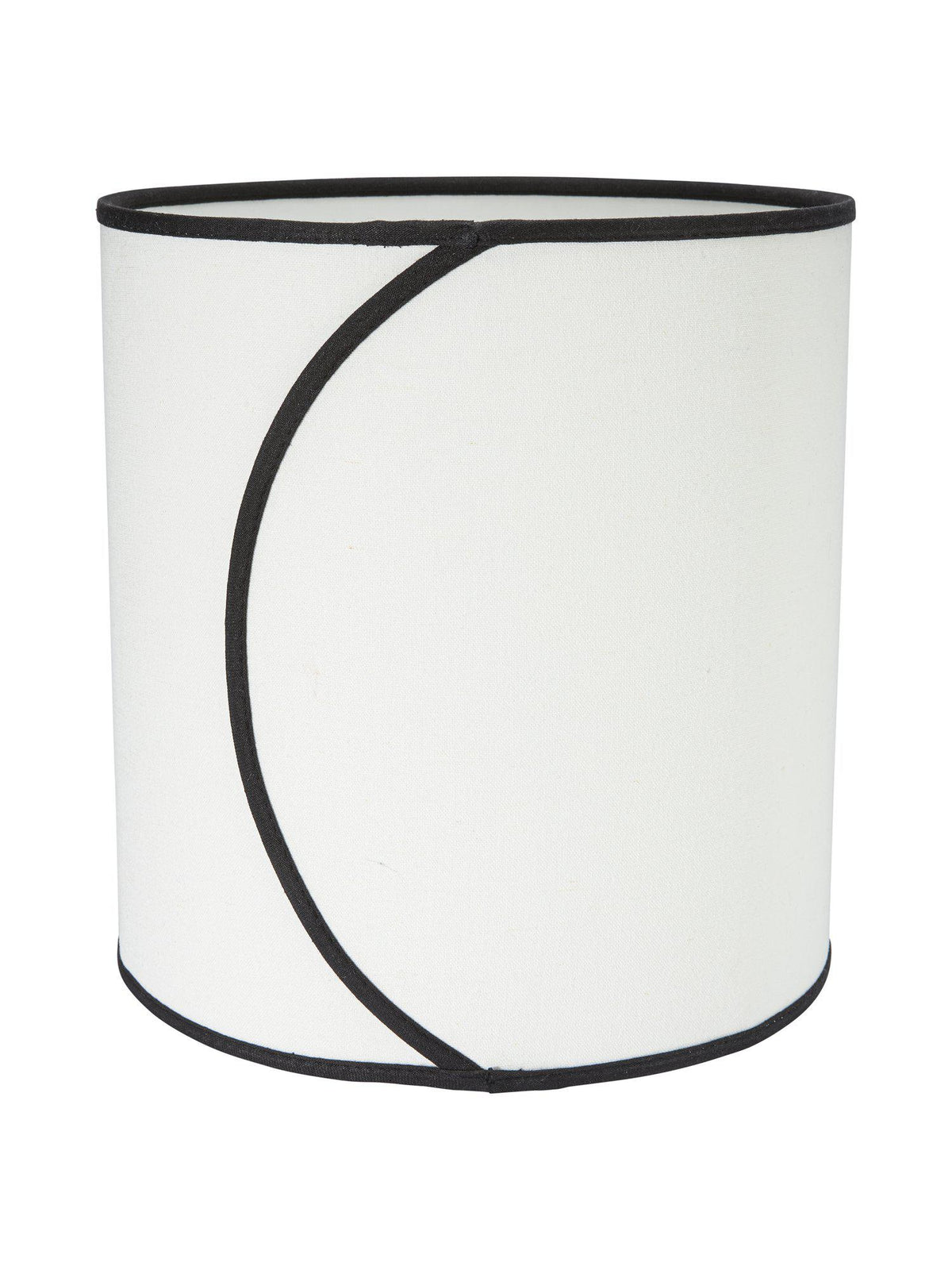 Celyn Ava Lampskärm – Off-white/svart 30 cm