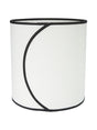 Celyn Ava Lampskärm – Off-white/svart 30 cm