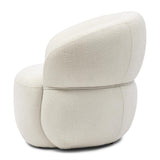 Riviera Maison, San Remo snurrfåtölj i bouclé – Simply White
