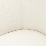 Riviera Maison, San Remo snurrfåtölj i bouclé – Simply White