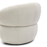 Riviera Maison, San Remo snurrfåtölj i bouclé – Simply White