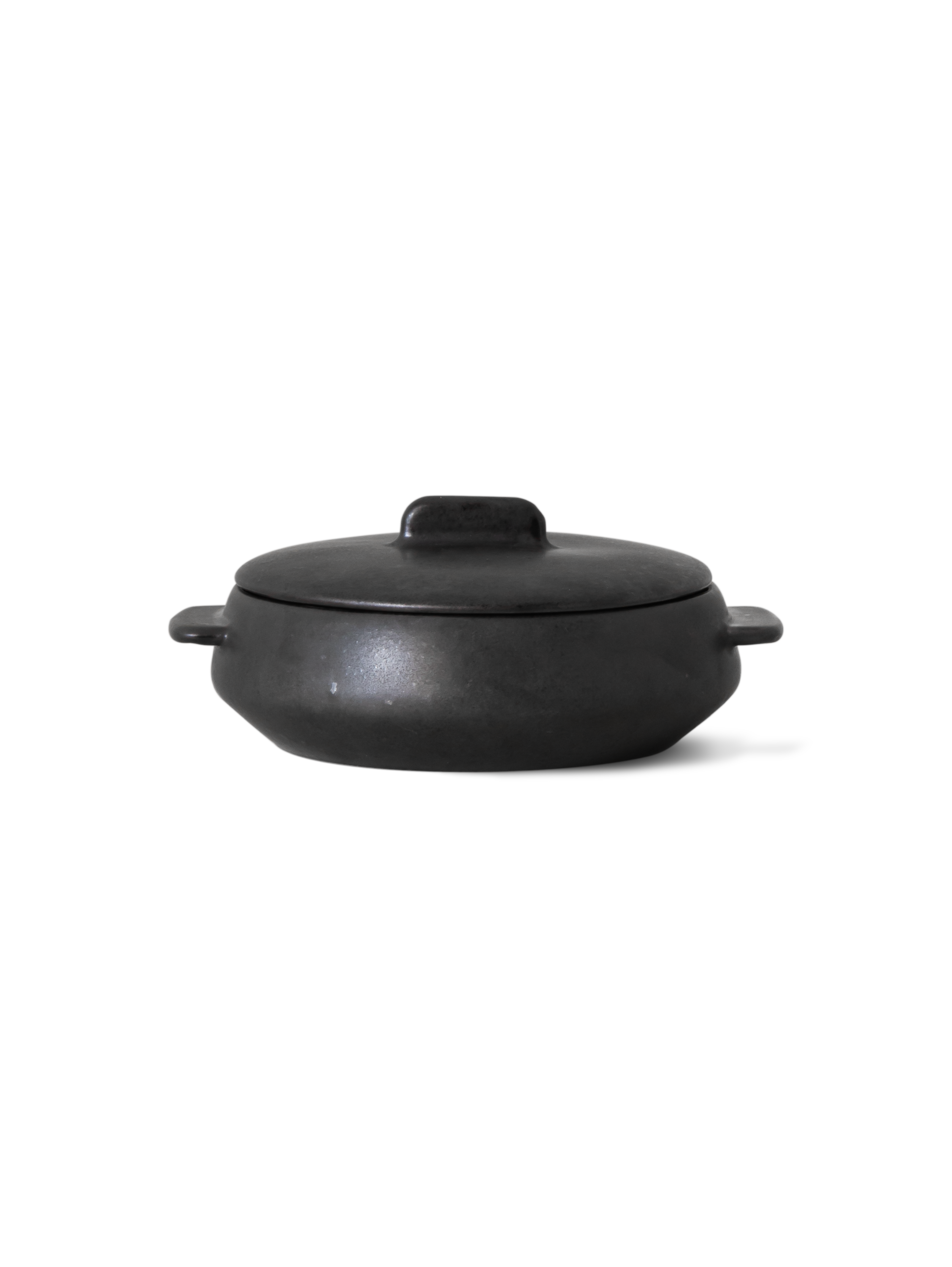 Serverings gryta svart - med lock (set om 2)