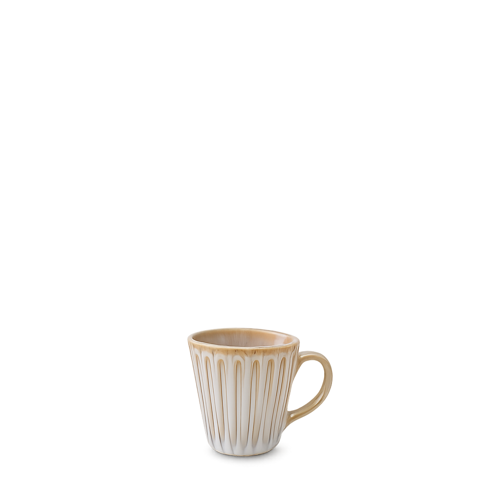 Vieira mugg krämfärgad