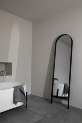 Cooee Design, Woody Floor Mirror Black Stained Oak