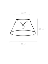 Empire Lampskärm – Franza vit 22 cm