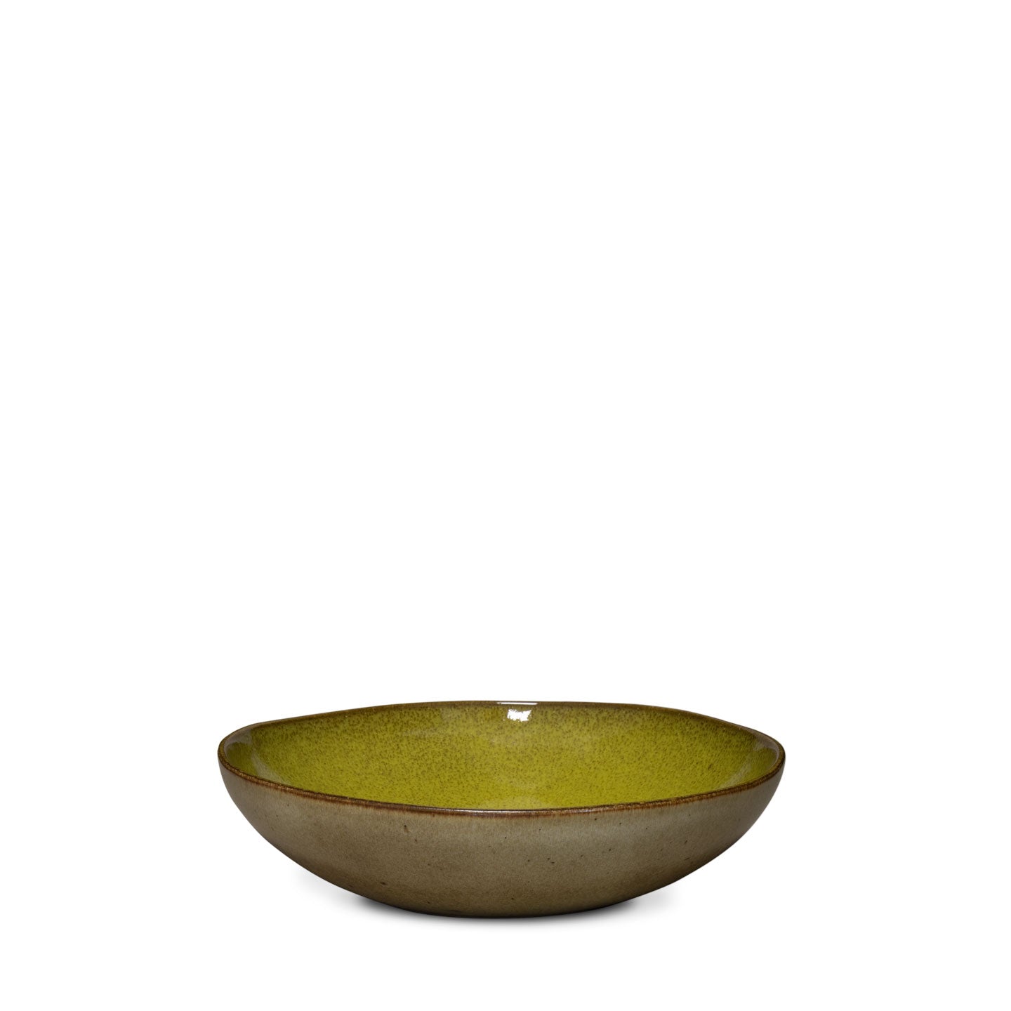 Blomfrön gul pastaskål (set om 4)