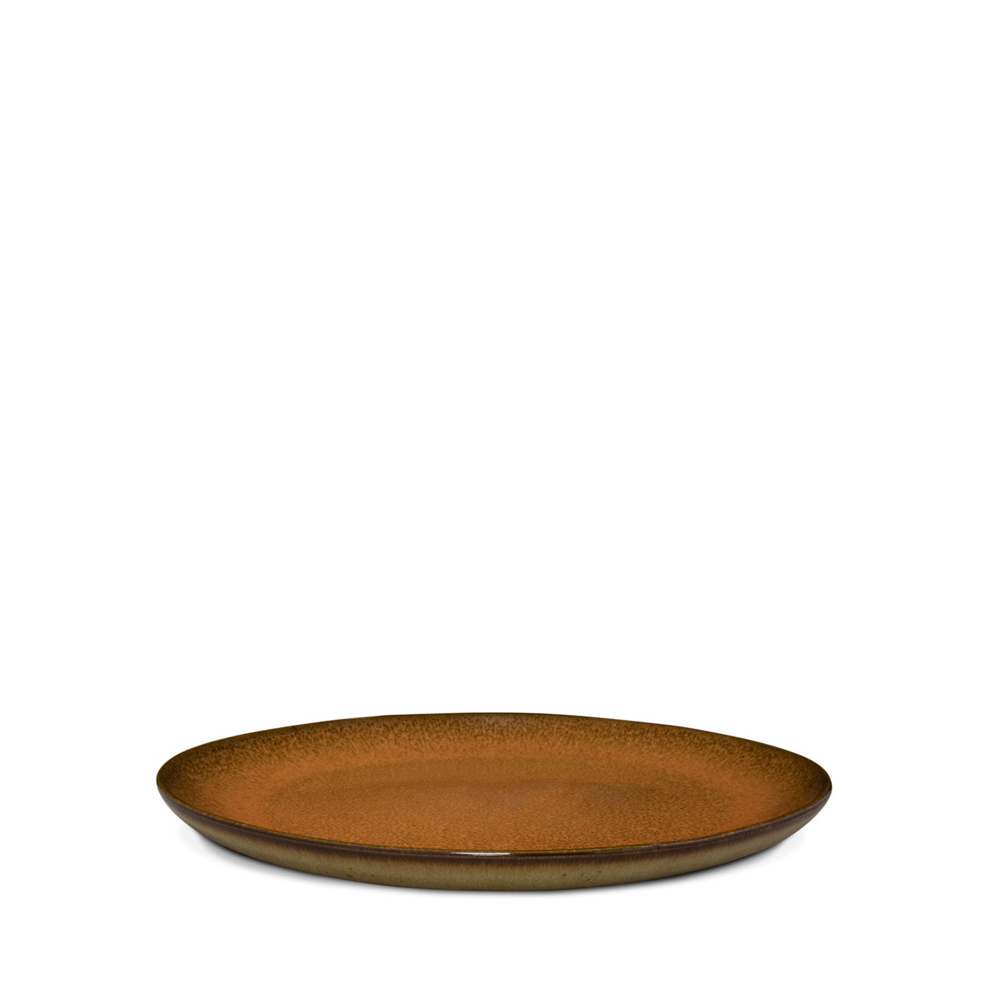 Blomfrön orange middagstallrik (set om 4) 28,5 cm