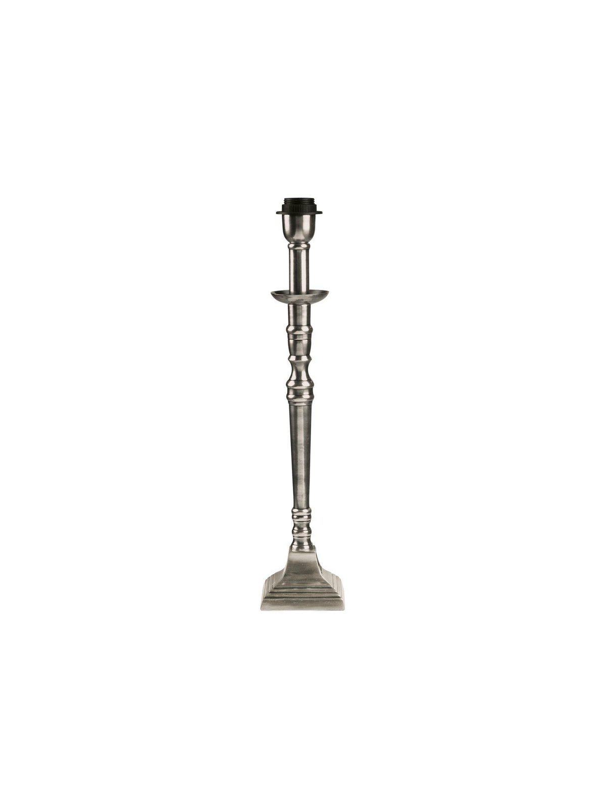 Salong Lampfot – Antiksilver 33 cm
