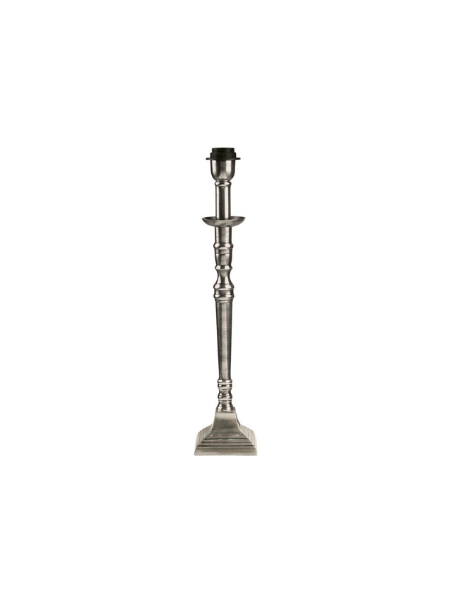 Salong Lampfot – Antiksilver 42 cm