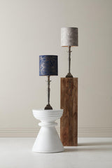 Salong Lampfot – Antiksilver 42 cm