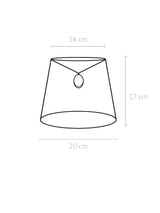 Mia Lampskärm – Frank rost 20 cm