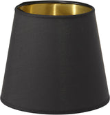 Mia Lampskärm – Svart/Guld art. ML01-503OL 17 cm