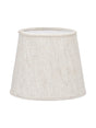 Mia Lampskärm – Lin natur/vit 17 cm