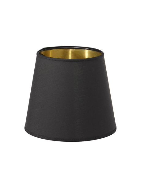 Mia Lampskärm – Svart/Guld 20 cm